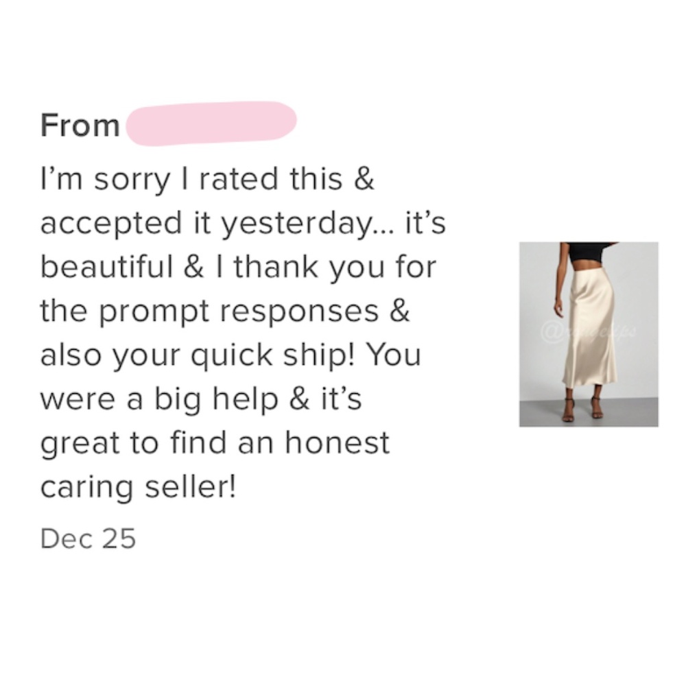 Champagne Beige Satin A-Line Skirt High Waisted Long - Picture 10 of 11